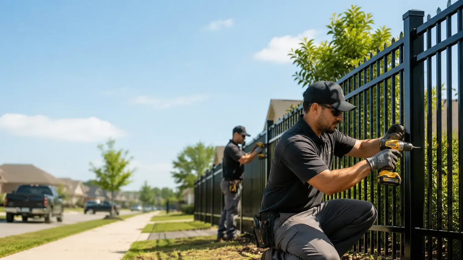 Metal Fence Installation in New Berlin, IL